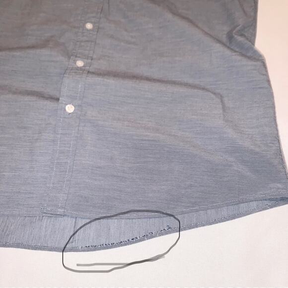 EDDIE BAUER Men’s Blue ButtonDown Shirt, Great w/Khaki, Business Casual,Size XL - Picture 11 of 12